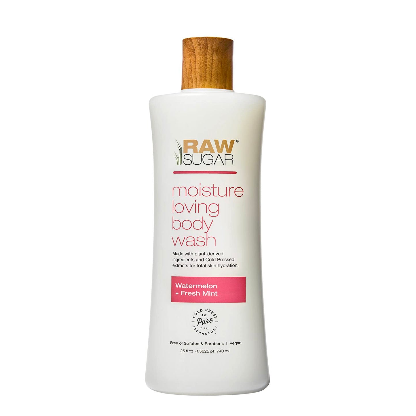 RAW SUGAR Simply Body Wash - Pineapple + Maqui Berry + Coconut, Moisturizing & Brightening Bath & Shower Gel, Sulfate-Free, Paraben-Free & Vegan (Pack of 3)
