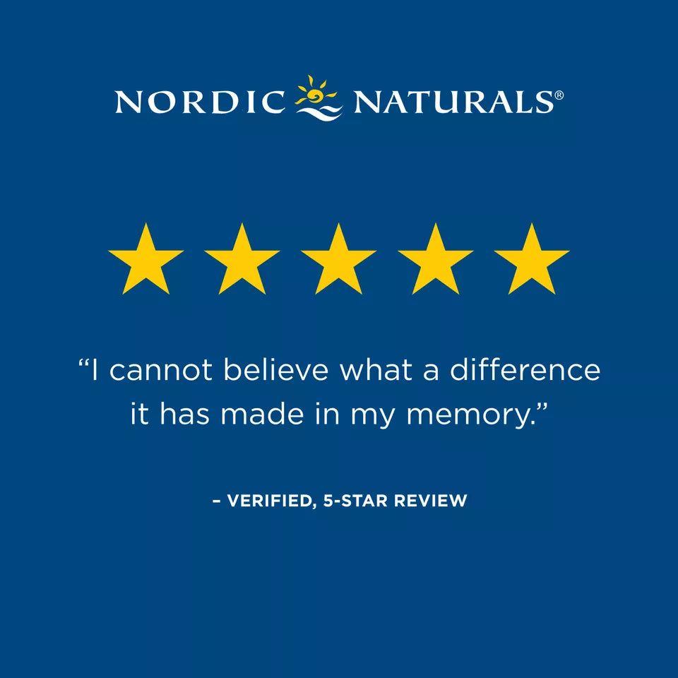 Nordic Naturals ProDHA 1000 - Potent Support for Brain & Nervous System, 120 ct