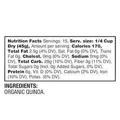 BetterBody Foods Organic Quinoa, Vegan, Complete Plant Protein, Gluten Free, Low Glycemic Rice Replacement, 24 ounce