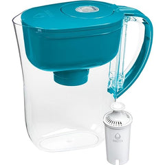 Brita Metro Water Filter Pitcher, BPA-Free Water Pitcher, Replaces 1,800 Plastic Water Bottles a Year, Lasts Two Months or 40 Gallons, Includes 1 Filter, Kitchen Accessories, Small - 6-Cup Capacity