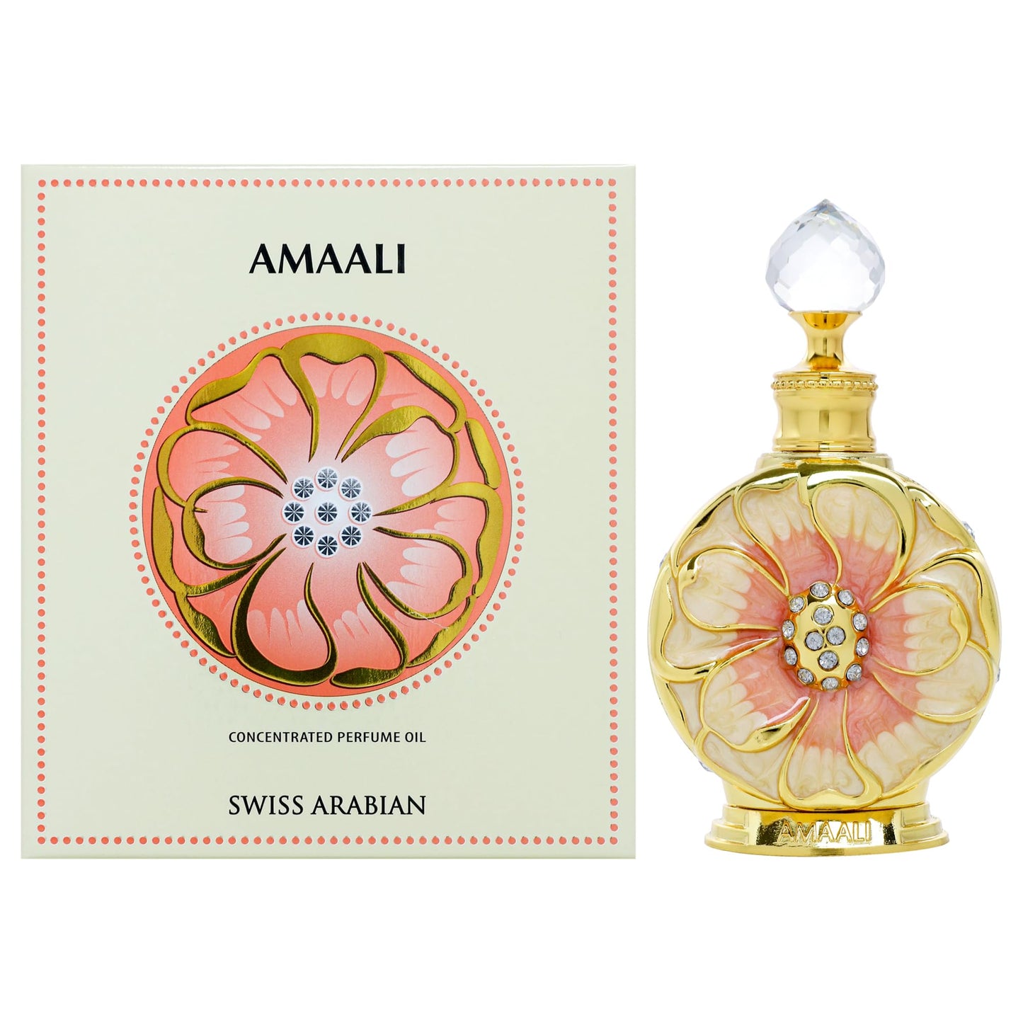 Swiss Arabian Layali Rouge - Luxury Products From Dubai - Long Lasting Personal Perfume Oil Fragrance - A Seductive Signature Aroma - 0.5 Oz