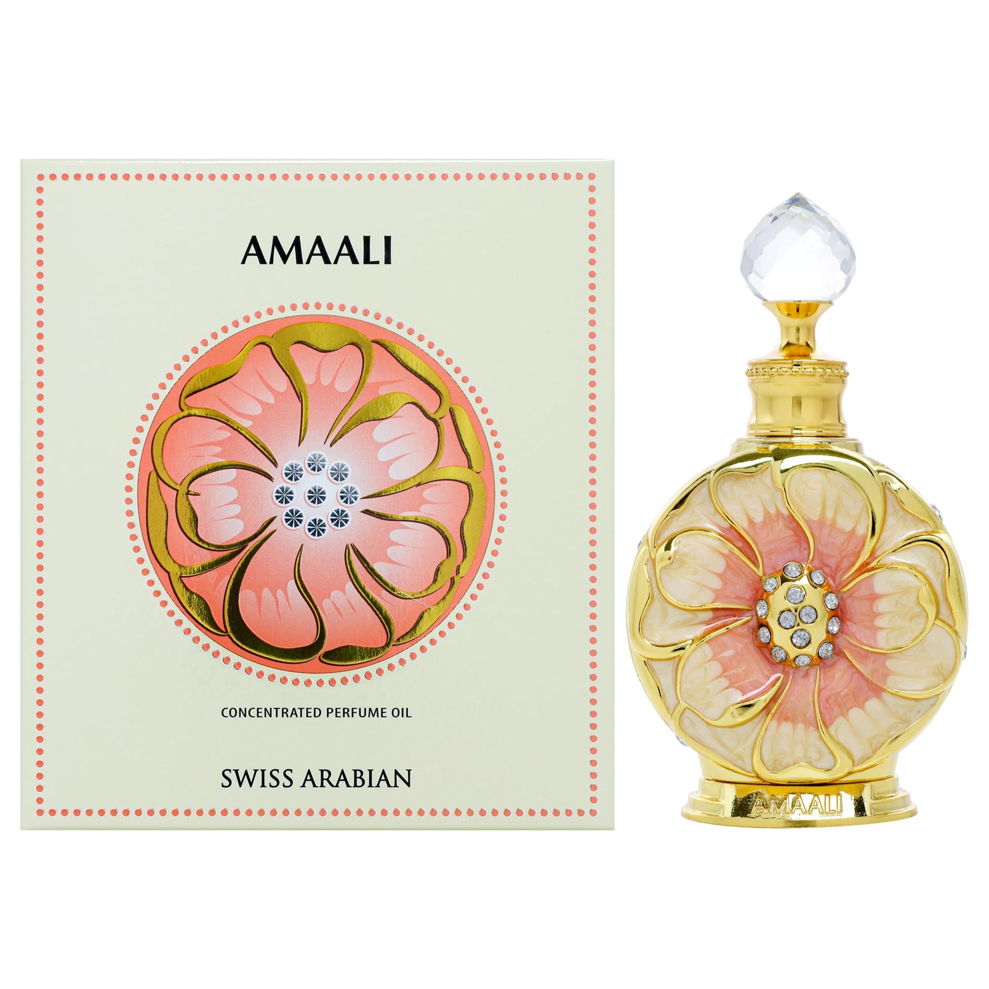 Swiss Arabian Layali Rouge - Luxury Products From Dubai - Long Lasting Personal Perfume Oil Fragrance - A Seductive Signature Aroma - 0.5 Oz