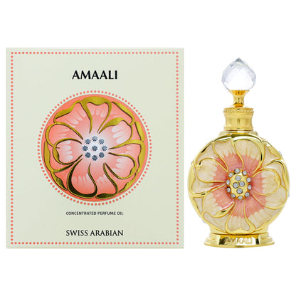 Swiss Arabian Layali Rouge - Luxury Products From Dubai - Long Lasting Personal Perfume Oil Fragrance - A Seductive Signature Aroma - 0.5 Oz