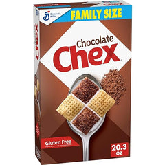 Chocolate Chex Cereal, Gluten Free Breakfast Cereal, Made with Whole Grain, Family Size, 20.3 oz