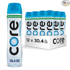 Core Hydration Perfectly Balanced Water, 30.4 fl oz bottle (Pack of 12)