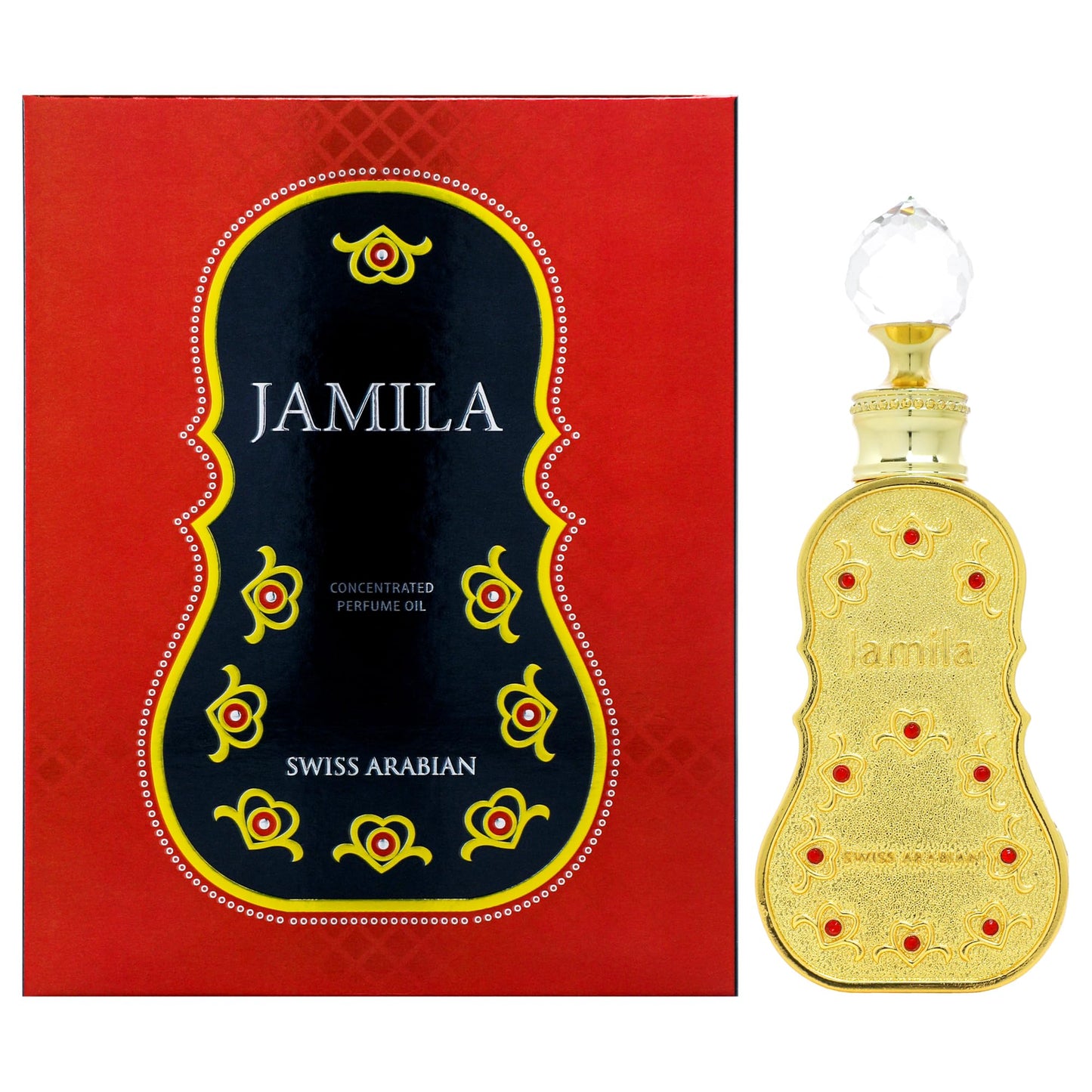 Swiss Arabian Layali Rouge - Luxury Products From Dubai - Long Lasting Personal Perfume Oil Fragrance - A Seductive Signature Aroma - 0.5 Oz