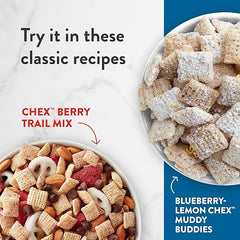 Blueberry Chex Cereal, Gluten Free Breakfast Cereal, Made with Whole Grain, 12 OZ